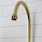 Kingston Brass Bridge Kitchen Faucet with Brass Sprayer, Brushed Brass KS7797PLBS - alternate 4
